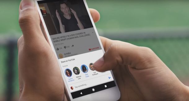 YouTube se convierte en una app de mensajería