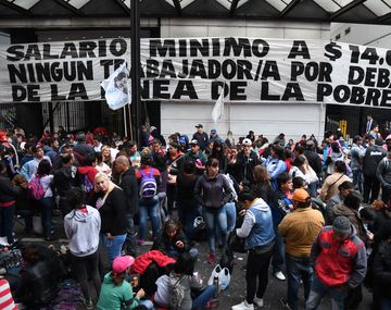 Caos en el centro porteño por la protesta de movimientos sociales