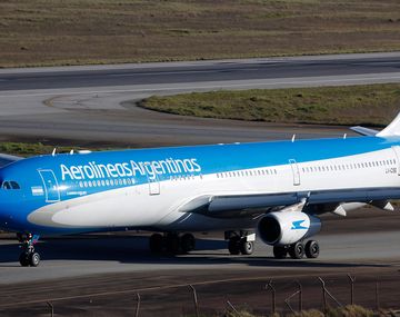 Avión de Aerolíneas Argentinas