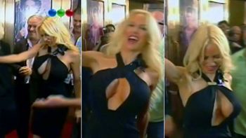 el infartante escote de luli en la fiesta de graduados el infartante escote de luli en la fiesta de graduados