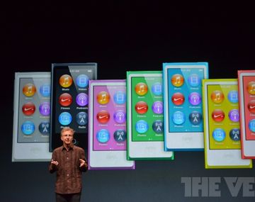 Apple también lanzó nuevos modelos de sus iPods