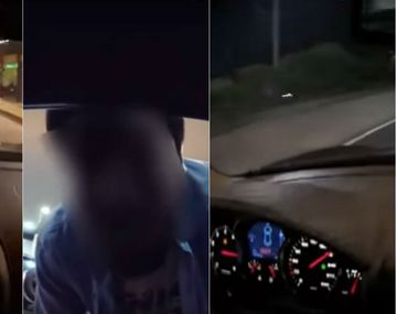 Corrieron una picada por la Ciudad y se filmaron