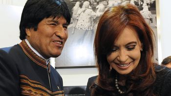 Cristina Fernández y Evo Morales Cristina Fernández y Evo Morales