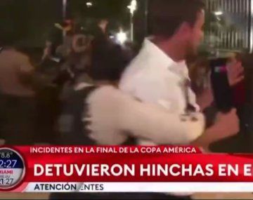 Denuncian que echaron de manera violenta al equipo de TN en la final de la Copa América 2024