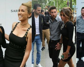 La mujer de Messi inauguró un local de Sarkany en Barcelona