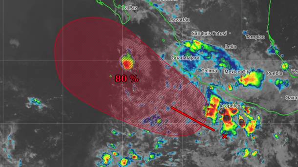 Conagua advierte por la formación del ciclón Kiko frente a Acapulco: su trayectoria y estados afectados
