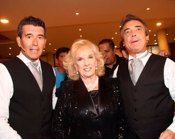 Mirtha Legrand fue a ver al teatro a Nito y Cherutti
