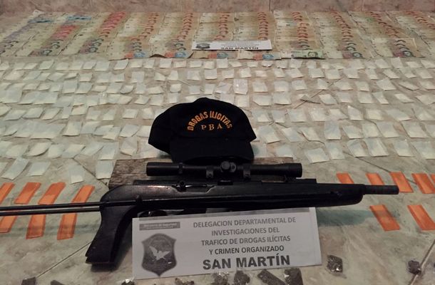 Acá manda el Mudo: cayó banda narco que vendía marihuana y cocaína en una villa