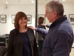 Patricia Bullrich y Gustavo Bruzzone