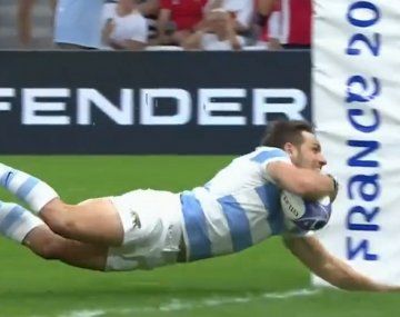 El try de Nico Sánchez que le dio a Los Pumas el pase a las semifinales
