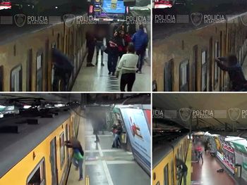 Así detienen a los pungas en el subte