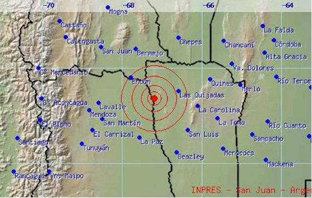 Temblor en San Juan: se sintió en Mendoza y San Luis