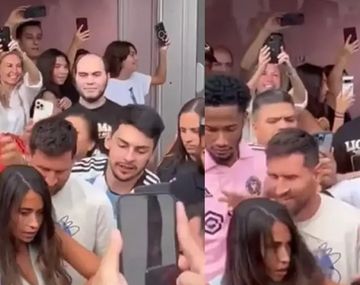 La inédita reacción de Antonela Roccuzzo con los fanáticos de Messi en Miami