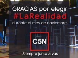 C5N ganó el rating de noviembre y sigue siendo el canal de noticias líder
