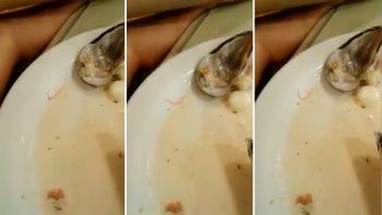 Una mujer pidió cebiche en un restaurante y encontró un gusano Una mujer pidió cebiche en un restaurante y encontró un gusano