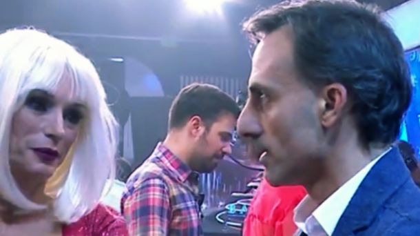 Diego Latorre junto a Yanina