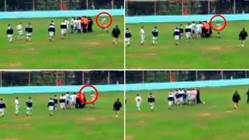 Emanuel Francés fue denunciado por la jueza de línea, María Eugenia Rocco, por agresión. Emanuel Francés fue denunciado por la jueza de línea, María Eugenia Rocco, por agresión.