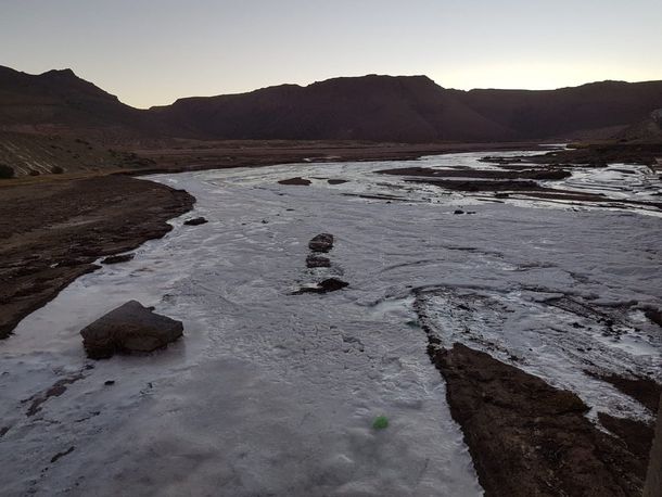 Se congeló el río Susques - Crédito:&nbsp;@ElTribunoJujuy