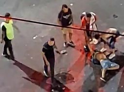 Un empleado de seguridad noqueó a un joven en el show de La Renga