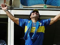 Maradona en el palco - EFE