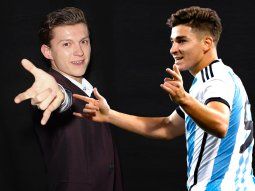 tom holland quiere conocer a julian alvarez: me encantaria tom holland quiere conocer a julian alvarez: me encantaria