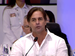El presidente Luis Lacalle Pou en la última Cumbre Iberoamericana, en Santo Domingo, República Dominicana. El presidente Luis Lacalle Pou en la última Cumbre Iberoamericana, en Santo Domingo, República Dominicana.