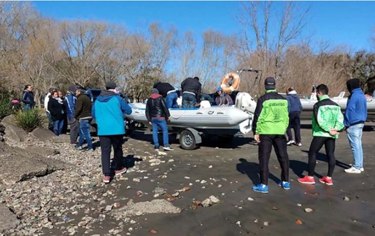 Continúa la búsqueda de los pescadores desaparecidos. Foto: Prensa Ensenada
