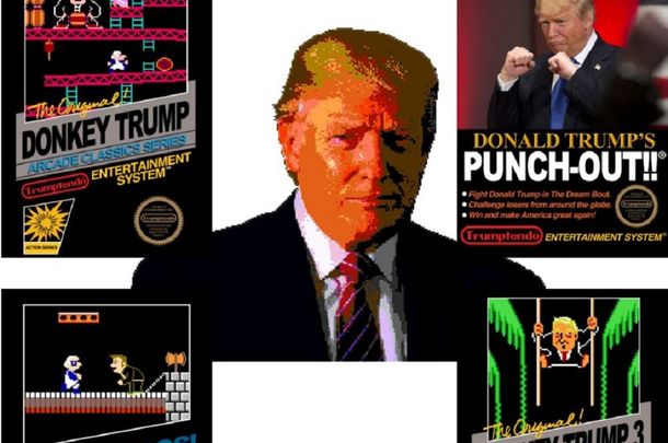Donald Trump se convierte en el villano de clásicos videojuegos de Nintendo