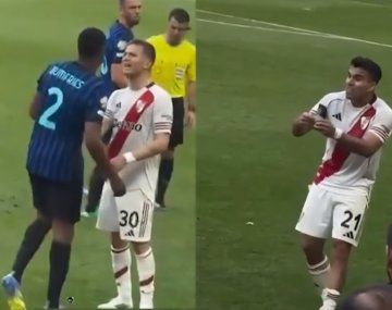 El gesto oculto de Acuña que desató la furia de Denzel Dumfries en la eliminación de River