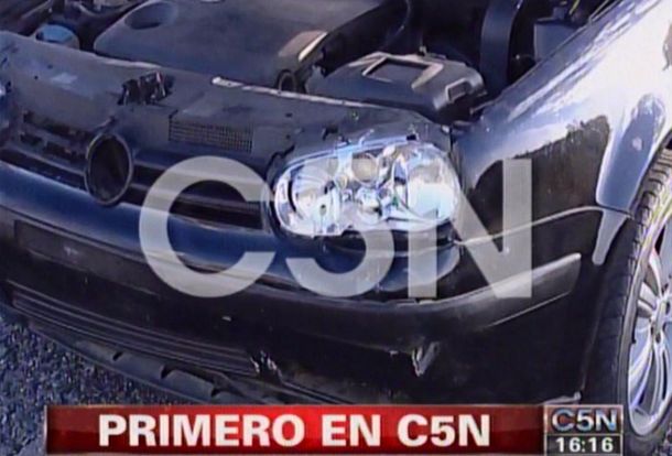 Éste es el auto que habría provocado el choque en el que murió la hija de Tití