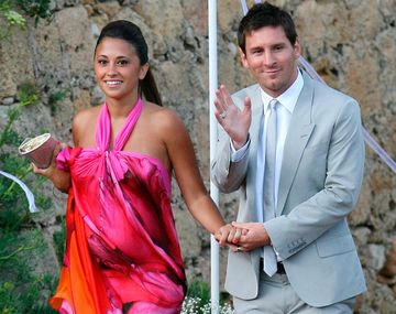 Lio Messi y Antonella Roccuzzo fueron padres