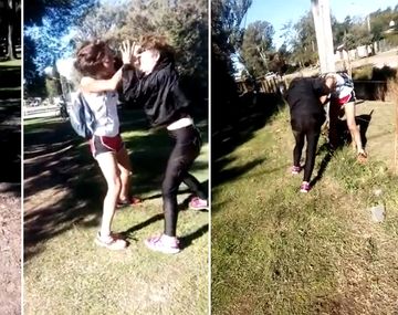 Dos chicas se pelearon en un parque de Rufino