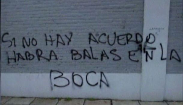 Las fuerzas de seguridad son las que tiene que sacar a las barras del club