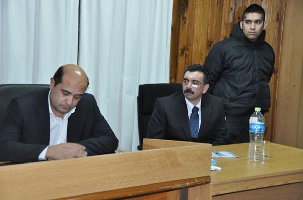 Walter Ledesma cuando fue condenado por abuso sexual