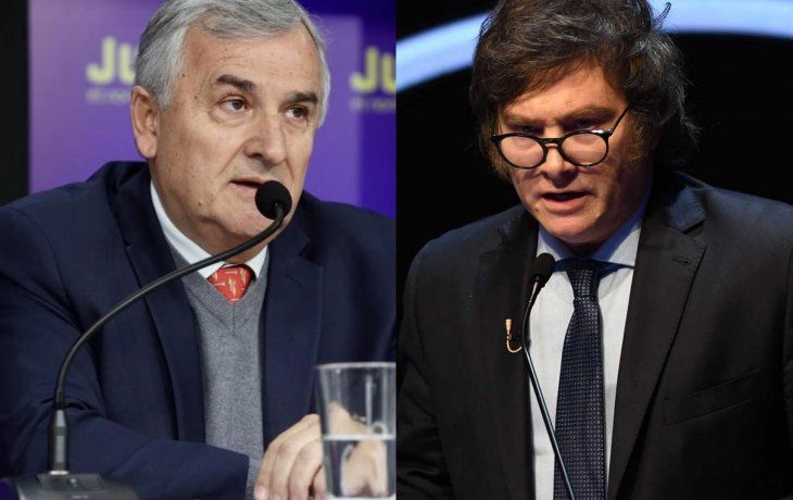 Milei se burló de la internación de Gerardo Morales