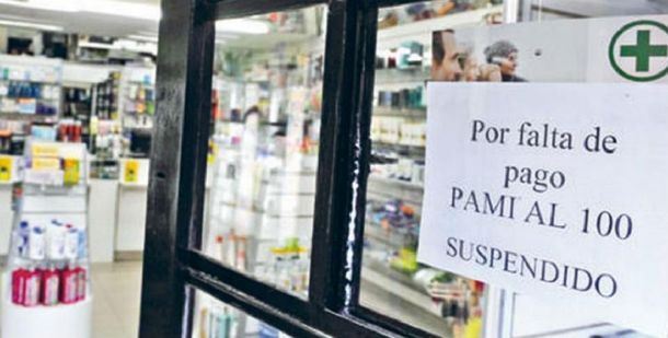 Las farmacias dejan de atender afiliados de PAMI