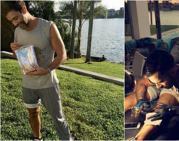 Qué significa cada palabra del nuevo tattoo de Mariano Martínez