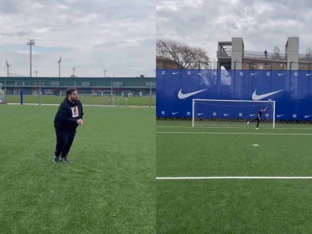 El gol al ángulo de Ibai Llanos