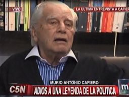la ultima entrevista televisiva a antonio cafiero la ultima entrevista televisiva a antonio cafiero