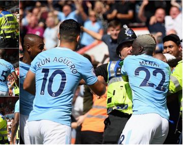 ¿El Kun Agüero le pegó a un policía?