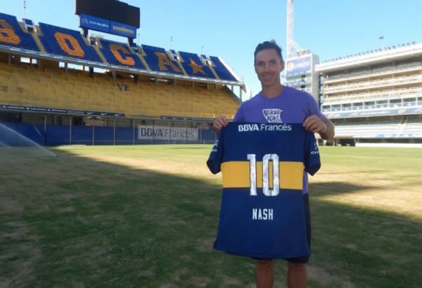 Una gloria de la NBA estuvo en la Bombonera