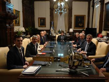Javier Milei se reunió con el secretario del Tesoro de Estados Unidos en la Casa Rosada