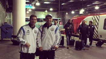 la seleccion viaja en tren para jugar con portugal la seleccion viaja en tren para jugar con portugal