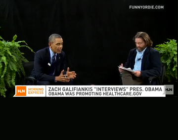 VIDEO: Zach Galifianakis entrevistó a Barack Obama en un sketch desopilante