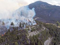 Incendios forestales en El Bolsón, Río Negro