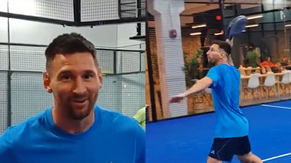 No perdona en nada: el video viral de Lionel Messi jugando al pádel que es  furor