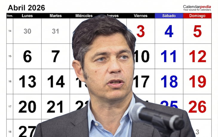 El banco de Axel Kicillof informó los feriados por decreto en la Provincia de Buenos Aires