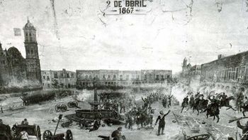En 1867 bajo las órdenes del general Porfirio Díaz, el ejército toma Puebla. En 1867 bajo las órdenes del general Porfirio Díaz, el ejército toma Puebla.