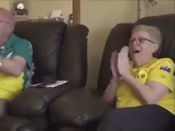 VIDEO: abuelos vieron a su nieto ganar medalla