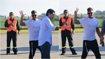 ricky martin ya llego al pais para presentarse en villa maria ricky martin ya llego al pais para presentarse en villa maria